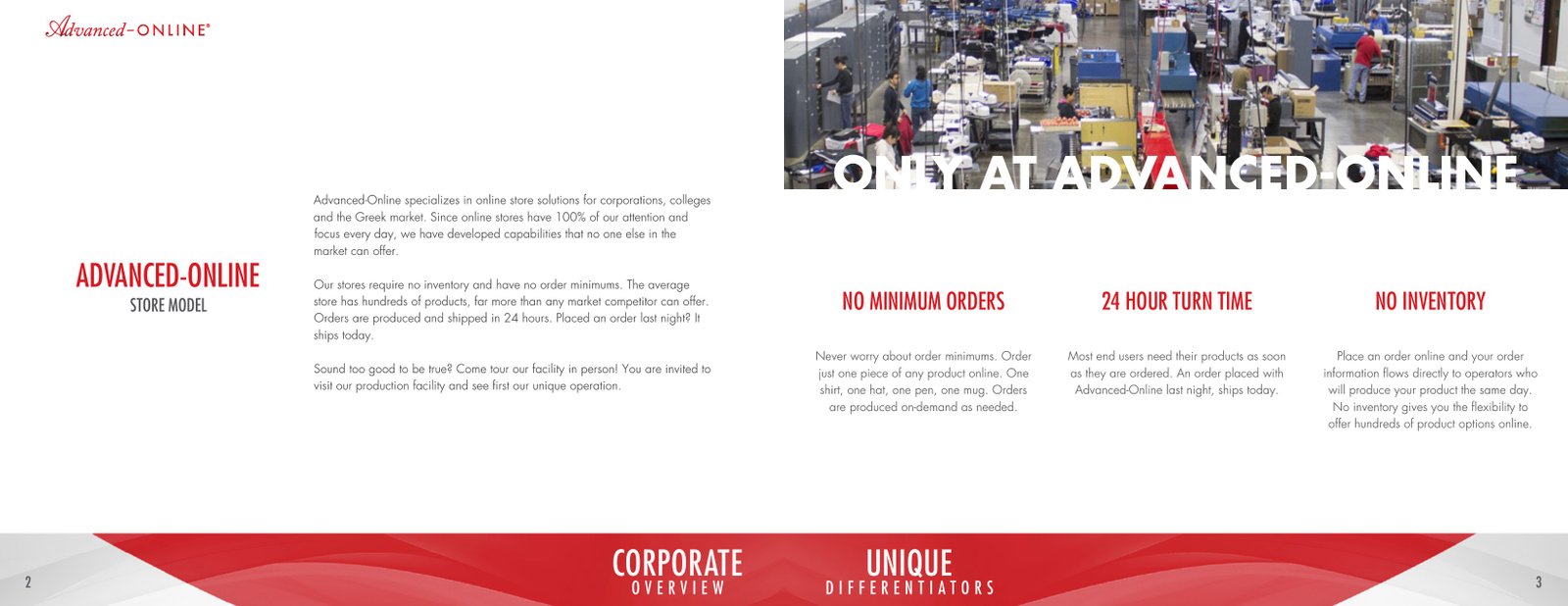 Corporate Proposal interior pages